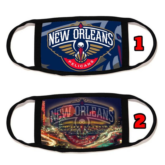 2 PACKS New Orleans Pelican face mask face cover